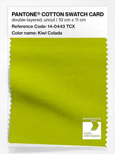 Artikelbild des Artikels “PANTONE® COTTON SWATCH CARD 14-0443 TCX Kiwi Colada “