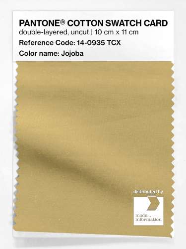 PANTONE® COTTON SWATCH CARD 14-0935 TCX Jojoba