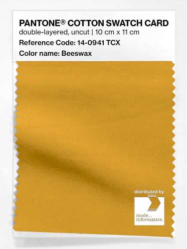 PANTONE® COTTON SWATCH CARD 14-0941 TCX Beeswax