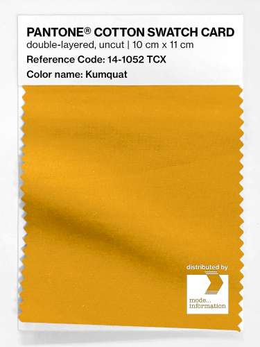 Artikelbild des Artikels “PANTONE® COTTON SWATCH CARD 14-1052 TCX Kumquat “
