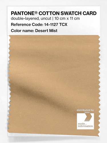 PANTONE® COTTON SWATCH CARD 14-1127 TCX Desert Mist