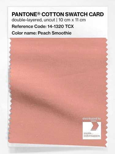 Artikelbild des Artikels “PANTONE® COTTON SWATCH CARD 14-1320 TCX Peach Smoothie “