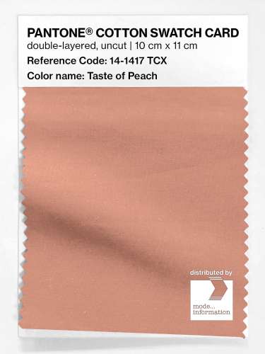 Artikelbild des Artikels “PANTONE® COTTON SWATCH CARD 14-1417 TCX Taste of Peach “