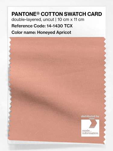 Artikelbild des Artikels “PANTONE® COTTON SWATCH CARD 14-1430 TCX Honeyed Apricot “