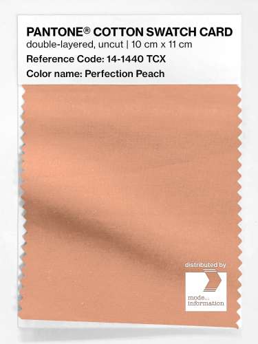Artikelbild des Artikels “PANTONE® COTTON SWATCH CARD 14-1440 TCX Perfection Peach “