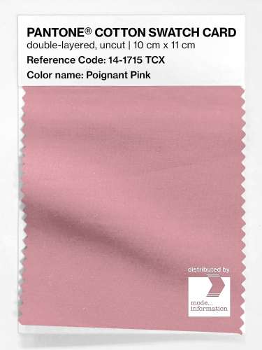 Artikelbild des Artikels “PANTONE® COTTON SWATCH CARD 14-1715 TCX Poignant Pink “