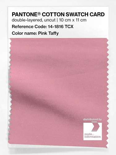 Artikelbild des Artikels “PANTONE® COTTON SWATCH CARD 14-1816 TCX Pink Taffy “