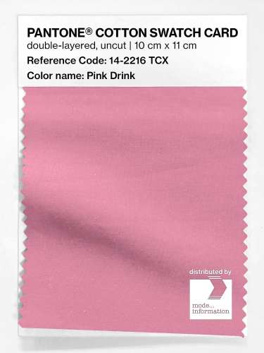 Artikelbild des Artikels “PANTONE® COTTON SWATCH CARD 14-2216 TCX Pink Drink “
