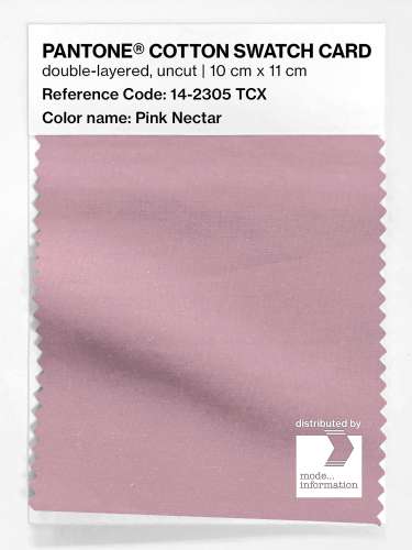 PANTONE® COTTON SWATCH CARD 14-2305 TCX Pink Nectar