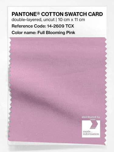 Artikelbild des Artikels “PANTONE® COTTON SWATCH CARD 14-2609 TCX Full Blooming Pink “