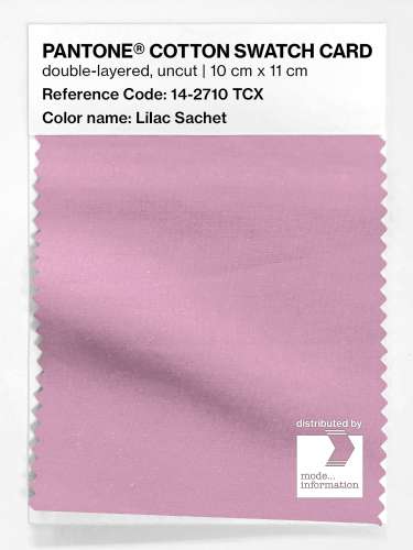 PANTONE® COTTON SWATCH CARD 14-2710 TCX Lilac Sachet