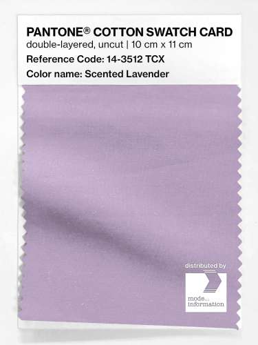Artikelbild des Artikels “PANTONE® COTTON SWATCH CARD 14-3512 TCX Scented Lavender “