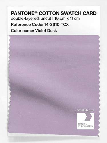 Artikelbild des Artikels “PANTONE® COTTON SWATCH CARD 14-3610 TCX Violet Dusk “