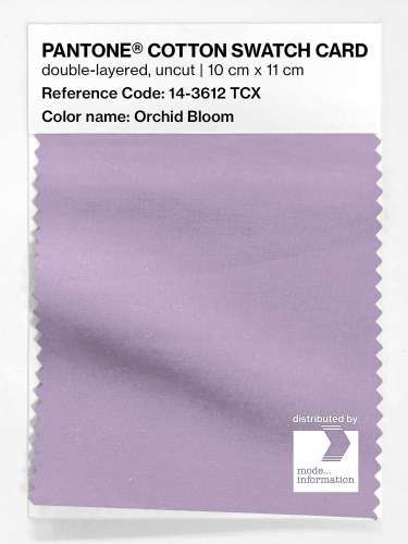 PANTONE® COTTON SWATCH CARD 14-3612 TCX Orchid Bloom