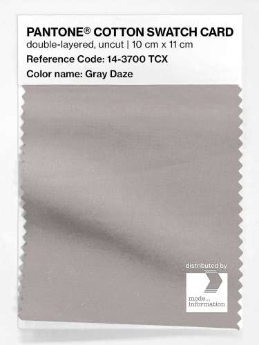 Artikelbild des Artikels “PANTONE® COTTON SWATCH CARD 14-3700 TCX Gray Daze “