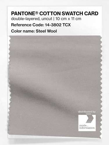 Artikelbild des Artikels “PANTONE® COTTON SWATCH CARD 14-3802 TCX Steel Wool “
