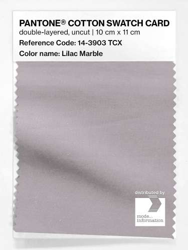 PANTONE® COTTON SWATCH CARD 14-3903 TCX Lilac Marble