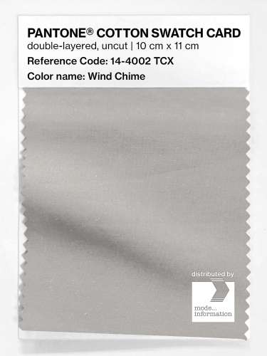 PANTONE® COTTON SWATCH CARD 14-4002 TCX Wind Chime
