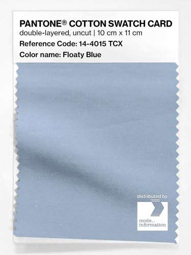 Artikelbild des Artikels “PANTONE® COTTON SWATCH CARD 14-4015 TCX Floaty Blue “