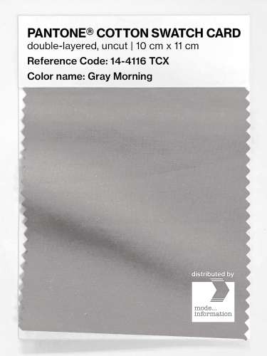 Artikelbild des Artikels “PANTONE® COTTON SWATCH CARD 14-4116 TCX Gray Morning “