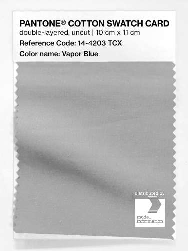 PANTONE® COTTON SWATCH CARD 14-4203 TCX Vapor Blue