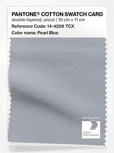 Product image of the product “PANTONE® COTTON SWATCH CARD 14-4206 TCX Pearl Blue ”