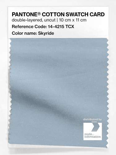 Artikelbild des Artikels “PANTONE® COTTON SWATCH CARD 14-4215 TCX Skyride “