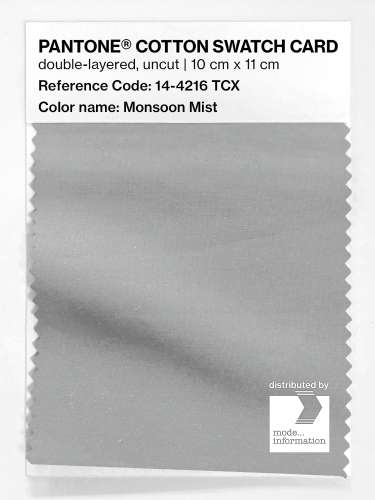 Artikelbild des Artikels “PANTONE® COTTON SWATCH CARD 14-4216 TCX Monsoon Mist “