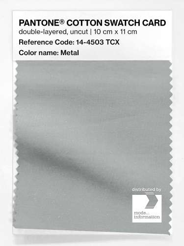 PANTONE® COTTON SWATCH CARD 14-4503 TCX Metal