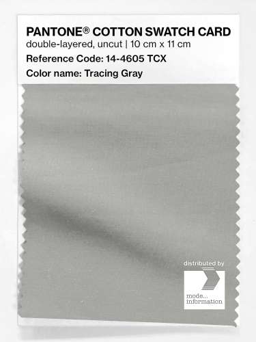Artikelbild des Artikels “PANTONE® COTTON SWATCH CARD 14-4605 TCX Tracing Gray “