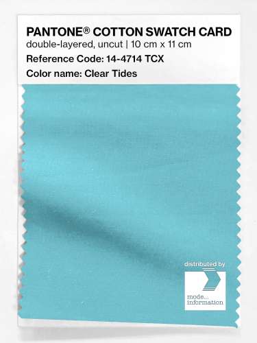 Artikelbild des Artikels “PANTONE® COTTON SWATCH CARD 14-4714 TCX Clear Tides “