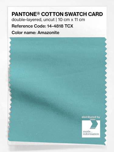 Artikelbild des Artikels “PANTONE® COTTON SWATCH CARD 14-4818 TCX Amazonite “