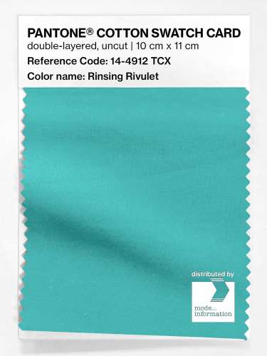 Artikelbild des Artikels “PANTONE® COTTON SWATCH CARD 14-4912 TCX Rinsing Rivulet “