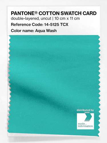 Artikelbild des Artikels “PANTONE® COTTON SWATCH CARD 14-5125 TCX Aqua Wash “
