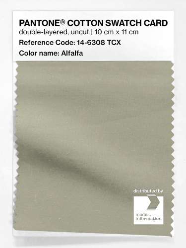 PANTONE® COTTON SWATCH CARD 14-6308 TCX Alfalfa