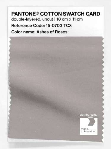 PANTONE® COTTON SWATCH CARD 15-0703 TCX Ashes of Roses
