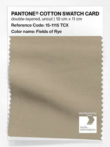 Artikelbild des Artikels “PANTONE® COTTON SWATCH CARD 15-1115 TCX Fields of Rye “