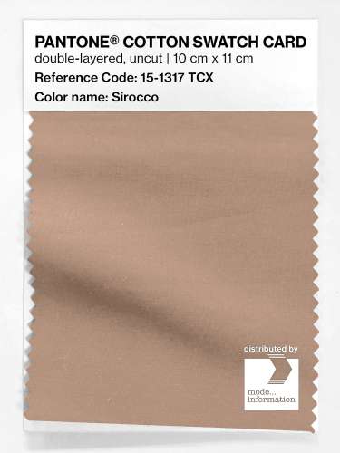PANTONE® COTTON SWATCH CARD 15-1317 TCX Sirocco