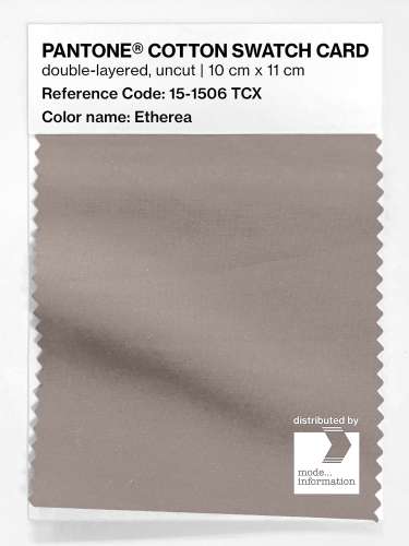PANTONE® COTTON SWATCH CARD 15-1506 TCX Etherea