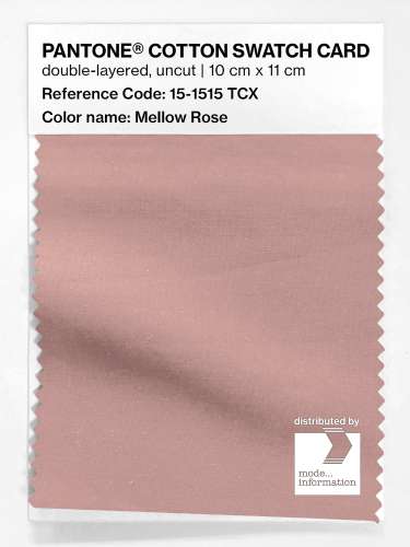 Product image of the product “PANTONE® COTTON SWATCH CARD 15-1515 TCX Mellow Rose ”