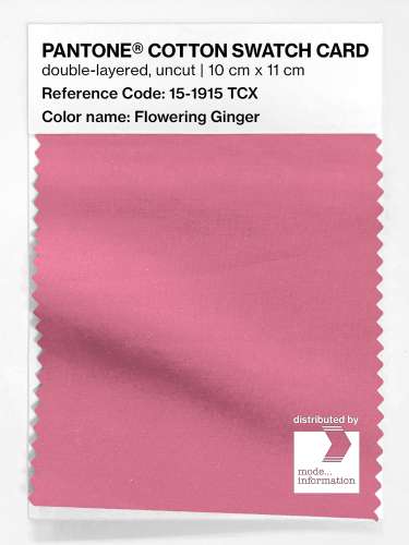 Artikelbild des Artikels “PANTONE® COTTON SWATCH CARD 15-1915 TCX Flowering Ginger “