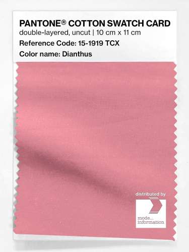 Artikelbild des Artikels “PANTONE® COTTON SWATCH CARD 15-1919 TCX Dianthus “