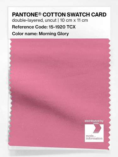 Product image of the product “PANTONE® COTTON SWATCH CARD 15-1920 TCX Morning Glory ”