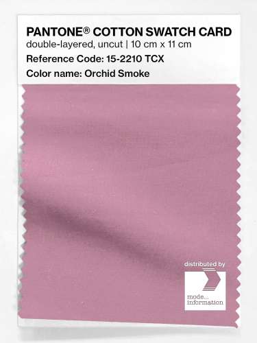 PANTONE® COTTON SWATCH CARD 15-2210 TCX Orchid Smoke