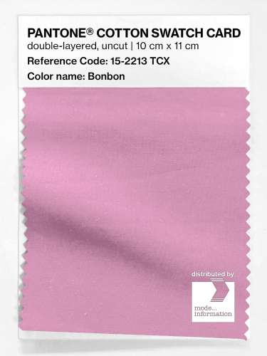 Artikelbild des Artikels “PANTONE® COTTON SWATCH CARD 15-2213 TCX Bonbon “