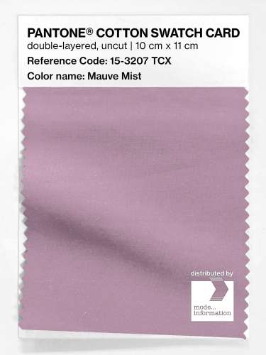 Product image of the product “PANTONE® COTTON SWATCH CARD 15-3207 TCX Mauve Mist ”