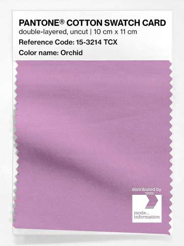 Product image of the product “PANTONE® COTTON SWATCH CARD 15-3214 TCX Orchid ”