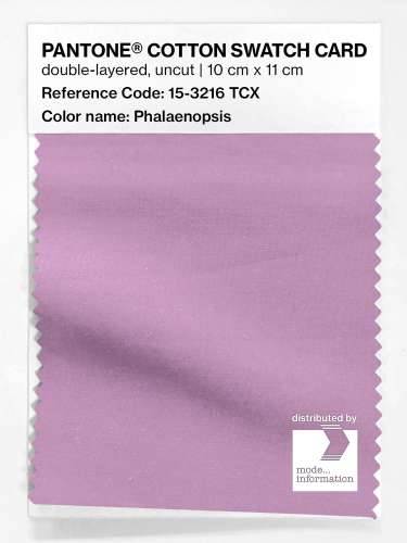 Artikelbild des Artikels “PANTONE® COTTON SWATCH CARD 15-3216 TCX Phalaenopsis “