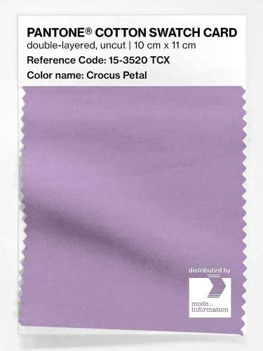 Artikelbild des Artikels “PANTONE® COTTON SWATCH CARD 15-3520 TCX Crocus Petal “
