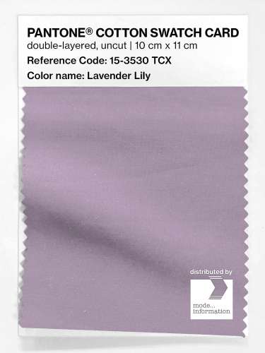 Artikelbild des Artikels “PANTONE® COTTON SWATCH CARD 15-3530 TCX Lavender Lily “